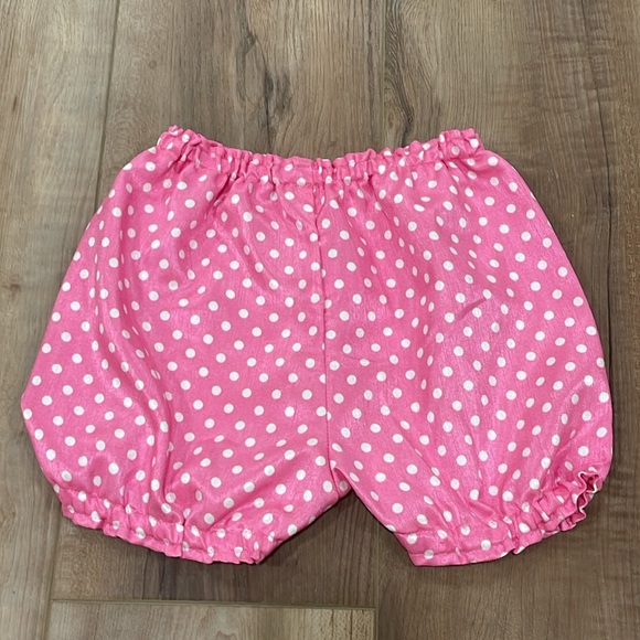 American Princess Pink Polka Dot Flower Dress - Picture 3 of 5